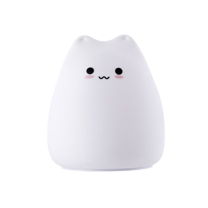 Lámpara nocturna de mesa LED Infantil Cat recargable