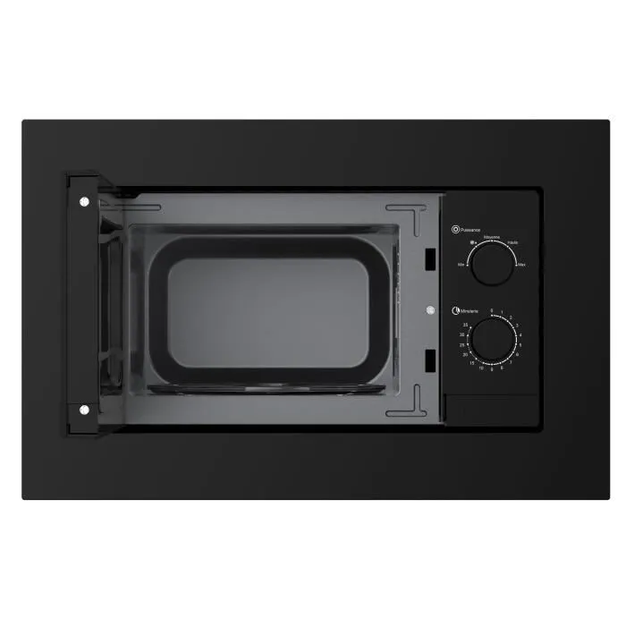 Continental Edison Microondas Empotrable CEMO20EBM2 1280 W 20 L Negro Ancho 59,5 x Alto 38,5 x Profundidad 35,3 cm