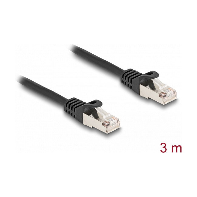 DeLOCK Cable de red RJ50 macho a RJ50 macho S/FTP 3 m Negro