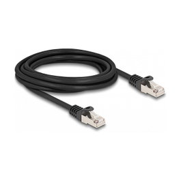 DeLOCK Cable de red RJ50 macho a RJ50 macho S/FTP 3 m Negro