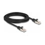 DeLOCK Cable de red RJ50 macho a RJ50 macho S/FTP 3 m Negro