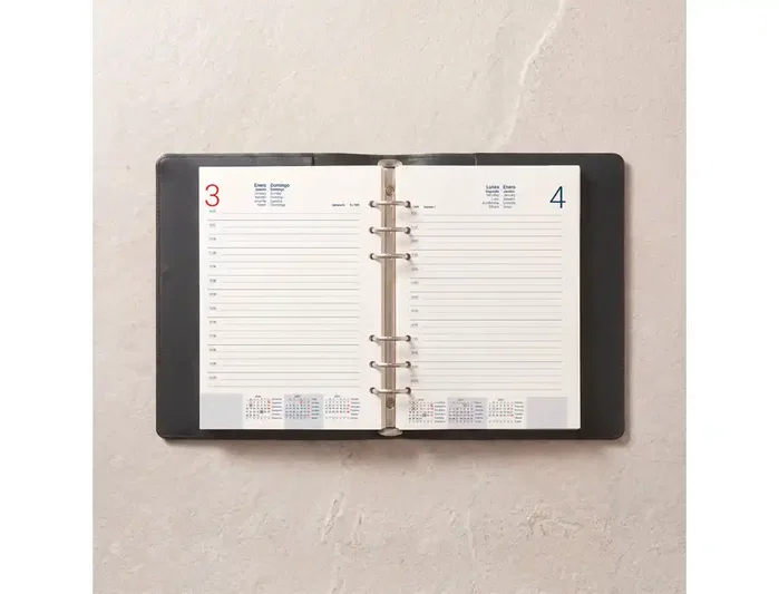 Liderpapel Agenda Tarento 2027 día por página bilingüe 15x21 cm