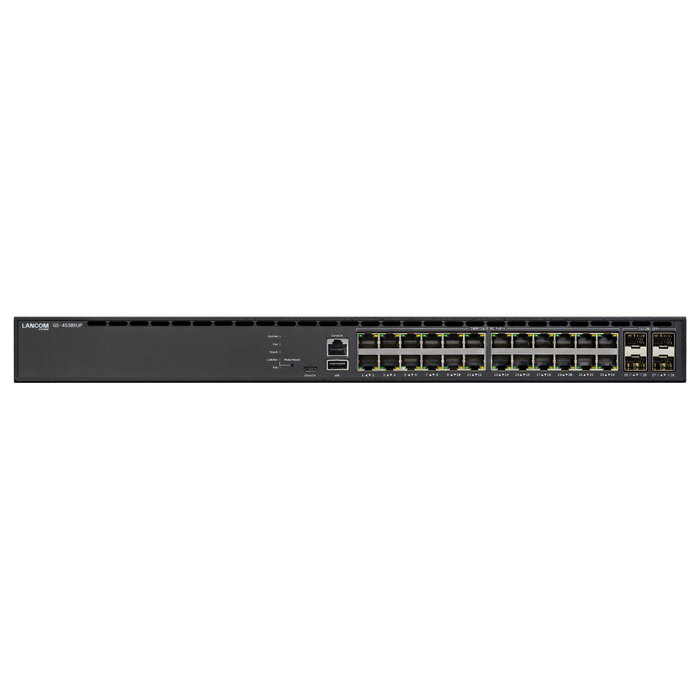 LANCOM GS-4530XUP Switch gestionado L3 con 30 puertos 2.5G y PoE LANCOM GS-4530XUP Switch gestionado L3 con 30 puertos 2.5G y PoE