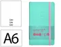 Antartik Cuaderno A6 Tapa Blanda Hojas Lisas Rosa y Turquesa 100 Hojas 80 gr FSC