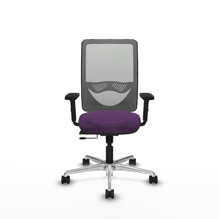 PIQUERAS Y CRESPO Silla de oficina Zulema con mecanismo Sincro/Traslack, Morado y Gris PIQUERAS Y CRESPO Silla de oficina Zulema con mecanismo Sincro/Traslack, Morado y Gris