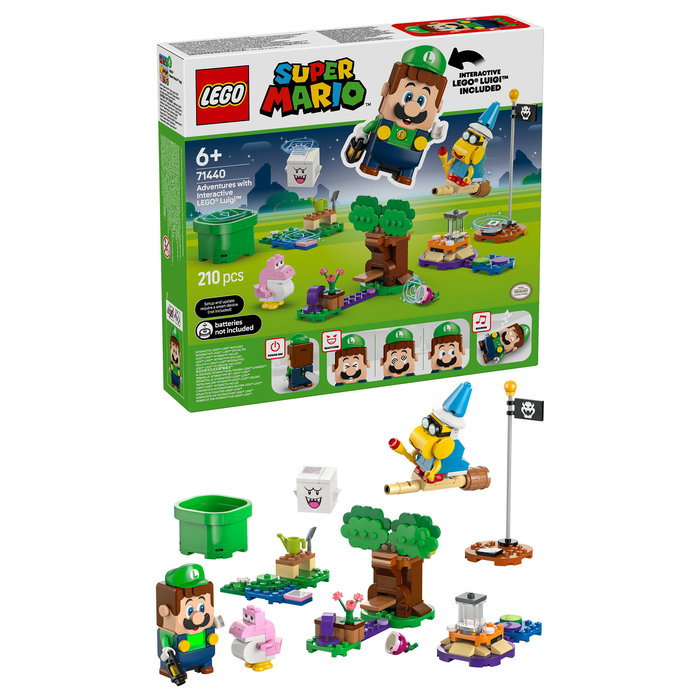 Lego Super Mario 71440 Las Aventuras de Luigi Set Interactivo Regalo Nintendo