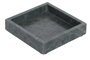 DKD Home Decor Bandeja Vaciabolsillos Mármol Verde Cuadrada 18x18x3,5 cm