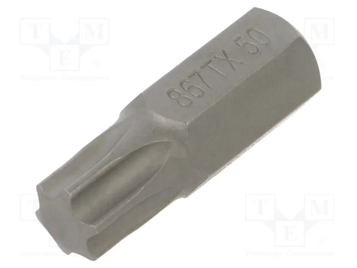 BETA Punta de destornillador Torx® TX50 de 10mm BETA Punta de destornillador Torx® TX50 de 10mm