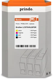 Prindo Multipack PRSBLC970 Basic negro / cian / magenta / amarillo