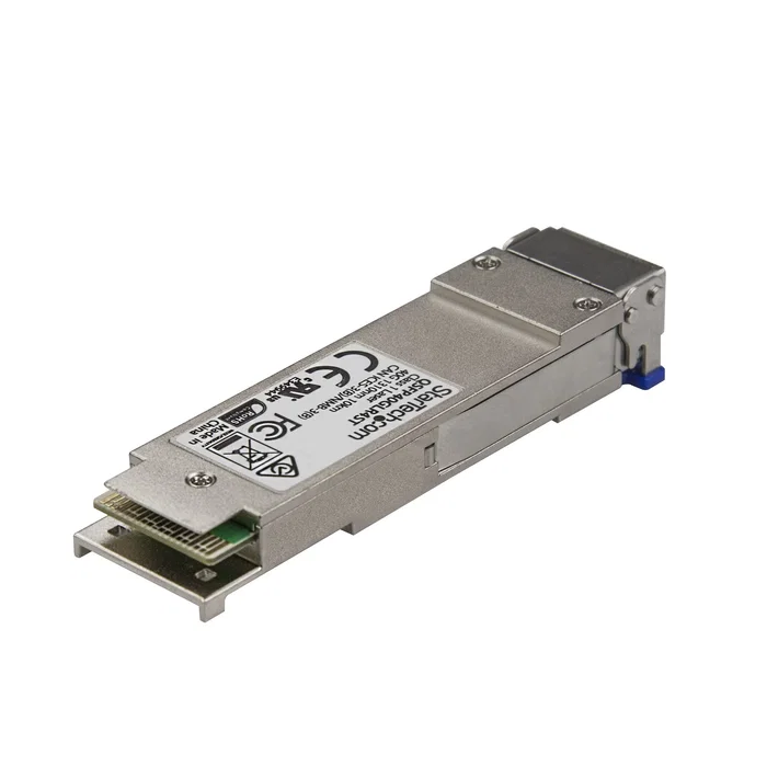StarTech.com Módulo Transceptor QSFP+ QSFP40GLR4ST - 40GbE / 40GBASE-LR4 / Fibra Monomodo / Conector LC / 10 km - 100% Compatible con Cisco QSFP-40G-LR4