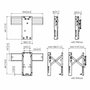Vogel's PFW 6706 Soporte Pop-Out para Videowall Negro