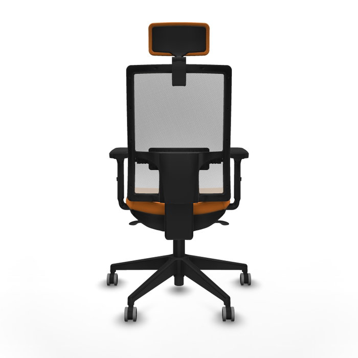 PIQUERAS Y CRESPO Silla de oficina Horna Naranja y Blanco PIQUERAS Y CRESPO Silla de oficina Horna Naranja y Blanco