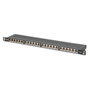 Digitus Patchpanel 0.5HE 24-Port Cat6a RJ-45 Apantallado Negro