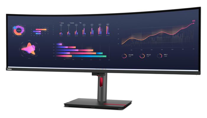 Lenovo ThinkVision P49w-30 Monitor Curvo 49 pulgadas DQHD 5120 x 1440 IPS Negro