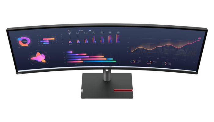 Lenovo ThinkVision P49w-30 Monitor Curvo 49 pulgadas DQHD 5120 x 1440 IPS Negro