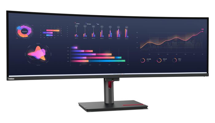 Lenovo ThinkVision P49w-30 Monitor Curvo 49 pulgadas DQHD 5120 x 1440 IPS Negro