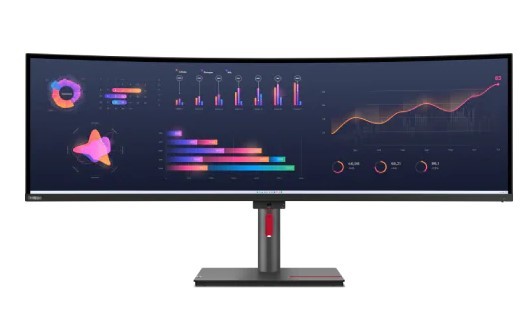 Lenovo ThinkVision P49w-30 Monitor Curvo 49 pulgadas DQHD 5120 x 1440 IPS Negro