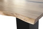 DKD Home Decor Mesa Comedor Acacia Metal 100 x 76 x 200 cm Moderno