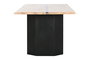 DKD Home Decor Mesa Comedor Acacia Metal 100 x 76 x 200 cm Moderno
