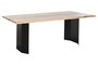 DKD Home Decor Mesa Comedor Acacia Metal 100 x 76 x 200 cm Moderno