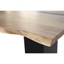 Mesa de Comedor Home ESPRIT Metal Madera de acacia 200 x 100 x 76 cm