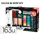 Daler rowney Set de Pinturas 163 Piezas con Caballete de Aluminio Plegable para Artistas Principiantes y Experimentados, Maletín Portátil