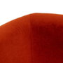 Ixia Sillón Rojo de Tejido y Madera para Salón