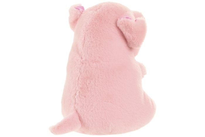 DKD Home Decor Peluche Marron Rosa 10 x 14 x 10 cm