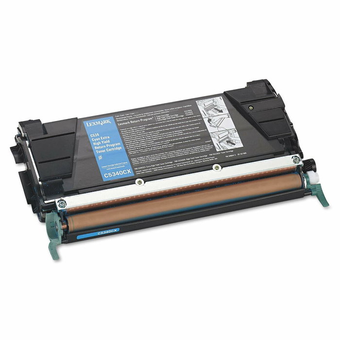 Lexmark C-534 Tóner Cian Retornable Extra Alto Rendimiento Lexmark C-534 Tóner Cian Retornable Extra Alto Rendimiento