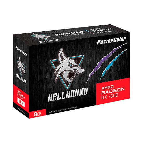 PowerColor Hellhound Radeon RX 7600 8GB GDDR6 PowerColor Hellhound Radeon RX 7600 8GB GDDR6