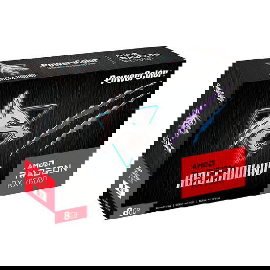 PowerColor RX 7600 8GB GDDR6 Hellhound Tarjeta Gráfica