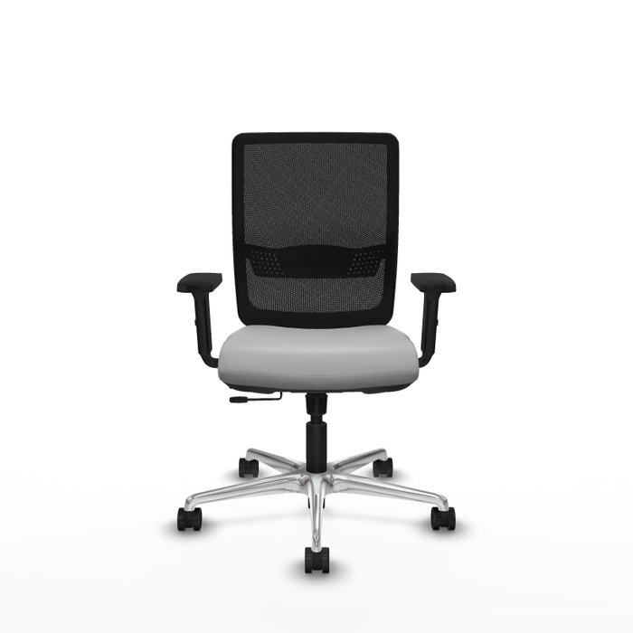 PIQUERAS Y CRESPO Silla de oficina Haches Gris claro y Negro PIQUERAS Y CRESPO Silla de oficina Haches Gris claro y Negro