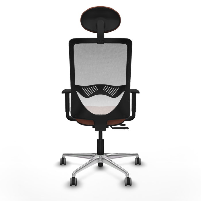 PIQUERAS Y CRESPO Silla de oficina Zulema con mecanismo Sincro/Traslack, Marrón y Blanco PIQUERAS Y CRESPO Silla de oficina Zulema con mecanismo Sincro/Traslack, Marrón y Blanco