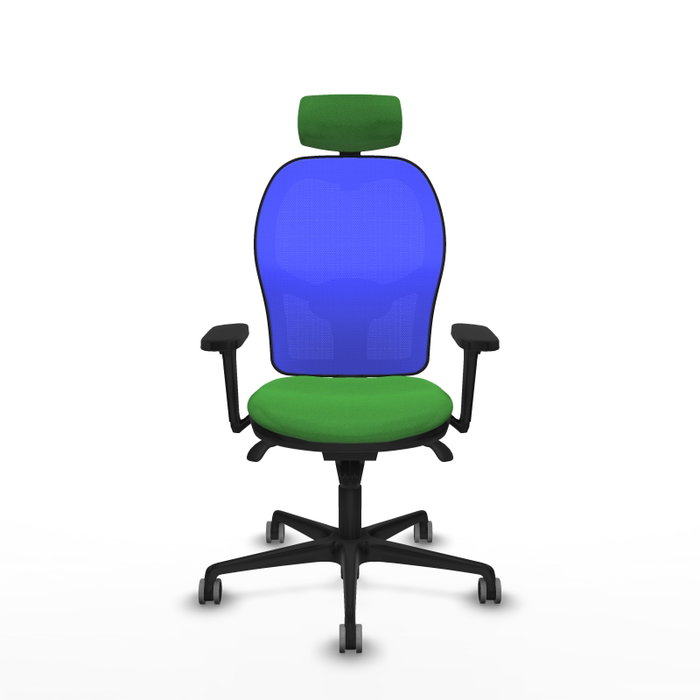 PIQUERAS Y CRESPO Silla de oficina Jorquera con mecanismo Sincro, Verde y Azul PIQUERAS Y CRESPO Silla de oficina Jorquera con mecanismo Sincro, Verde y Azul