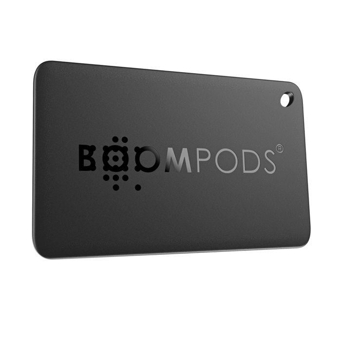 Boompods Tag & Card Bundle Pack Black Boompods Tag & Card Bundle Pack Black