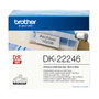 Brother DK-22246 Cinta Continua de Papel Térmico Adhesivo 103mm x 30,48m Blanco