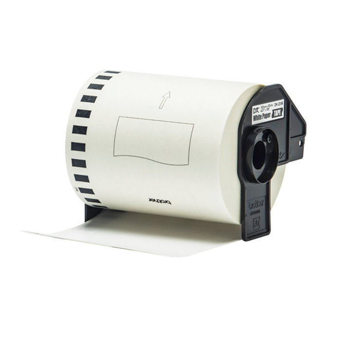 Brother DK-22246 Cinta Continua de Papel Térmico Adhesivo 103mm x 30,48m Blanco Brother DK-22246 Cinta Continua de Papel Térmico Adhesivo 103mm x 30,48m Blanco