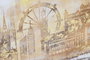 DKD Home Decor Cuadro Lienzo New York Set de 2