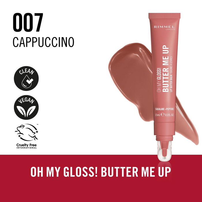 Rimmel London OH MY GLOSS! Bálsamo Labial 007-Cappuccino