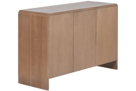 DKD Home Decor Curio25 Aparador Urban Marron 3 Puertas 106x71x38 cm