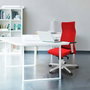 PIQUERAS Y CRESPO Sillón Albacete Blanco con Mecanismo Sincro y Base de Aluminio