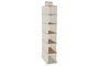 DKD Home Decor Organizador Colgante de Bambú y Tela Natural