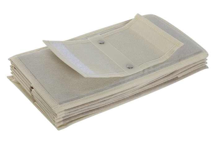 DKD Home Decor Organizador Colgante de Bambú y Tela Natural DKD Home Decor Organizador Colgante de Bambú y Tela Natural