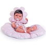 Muñecas Antonio Juan Muñeca Recién Nacida Pipa Flor 50397 Bebé de Vinilo con Pelele, Chupete y Cojín