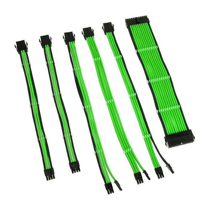 Kolink Core Adept Braided Cable Extension Kit - Verde Kolink Core Adept Braided Cable Extension Kit - Verde