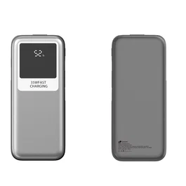 Leotec Power Bank 10000mAh 35W Plata y Gris LEPOW35W10S