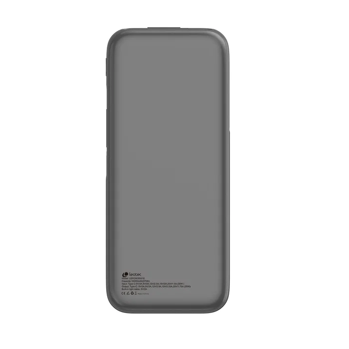 Leotec Power Bank 10000mAh 35W Plata y Gris Leotec Power Bank 10000mAh 35W Plata y Gris