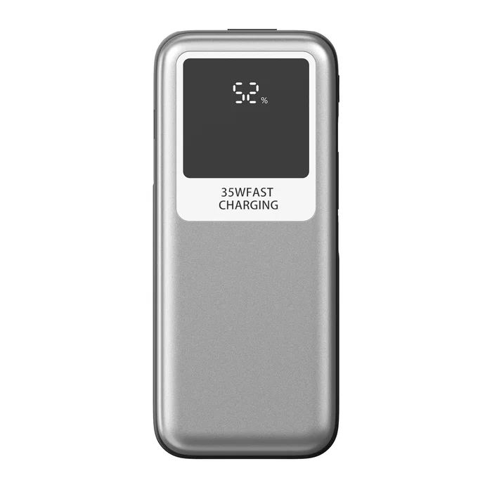 Leotec Power Bank 10000mAh 35W Plata y Gris Leotec Power Bank 10000mAh 35W Plata y Gris