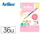 Rotulador Artline EK-660 Fluorescente Colores Pastel Expositor 36 Unidades Colores Surtidos