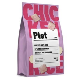 Plet Alimento Perro Pollo con Arroz 3kg